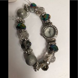 Charming and Charlie Watch Silver and Grey Tones